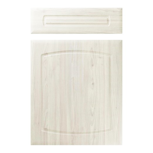 Madrid Kitchen Replacement Door in White Nordic Wood