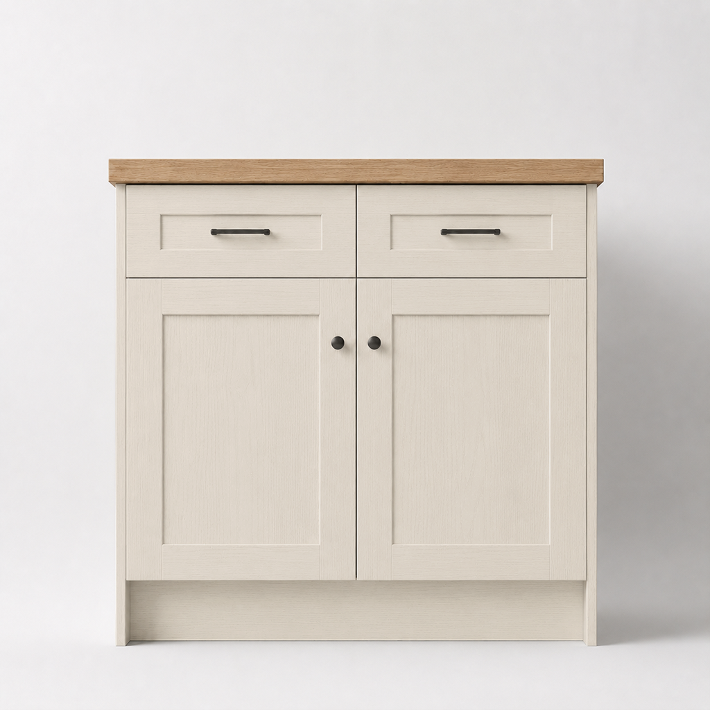 Painted Oak Cashmere Skinny Shaker Replacement Kitchen Door | Skinny Shaker Painted Oak Cashmere Skinny Shaker Replacement Kitchen Door | Skinny Shaker