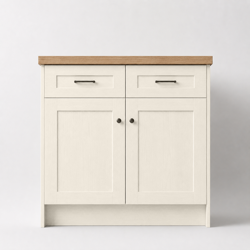 Painted Oak Ivory Skinny Shaker Replacement Kitchen Door | Skinny Shaker Painted Oak Ivory Skinny Shaker Replacement Kitchen Door | Skinny Shaker