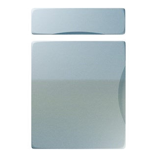 Metropole Kitchen Replacement Door in High Gloss Blue Sparkle