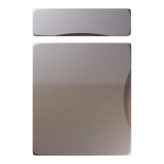 Metropole Kitchen Replacement Door in High Gloss Dust Grey