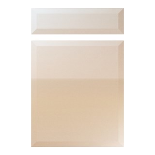 Milano Kitchen Replacement Door in High Gloss Sand Beige