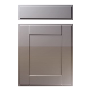 New England Kitchen Replacement Door in High Gloss Dust Grey