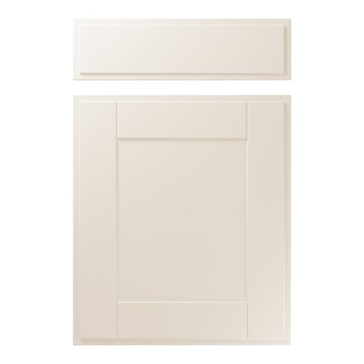 New England Kitchen Replacement Door in Super Matt White Grey