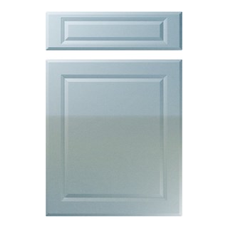 New Fenland Kitchen Replacement Door in High Gloss Blue Sparkle