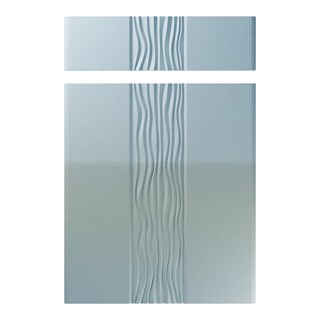 Sahara Kitchen Replacement Door in High Gloss Blue Sparkle