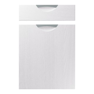 Scoop Kitchen Replacement Door in Painted Oak White