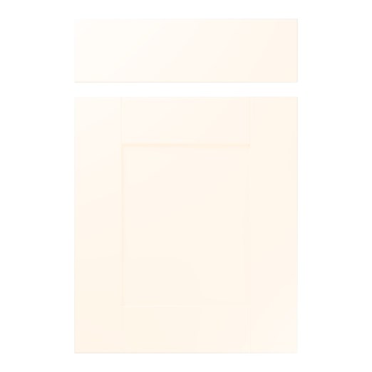 Shaker Kitchen Replacement Door in Pale Cream