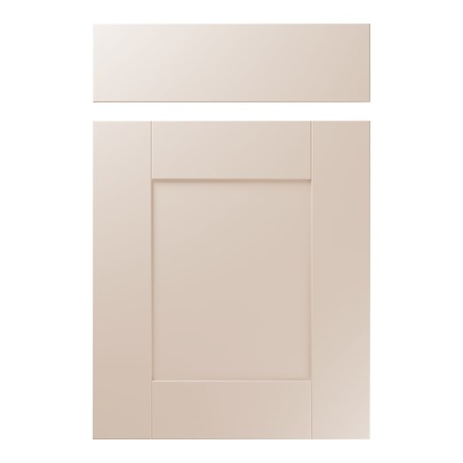 Shaker Kitchen Replacement Door in Super Matt Cashmere