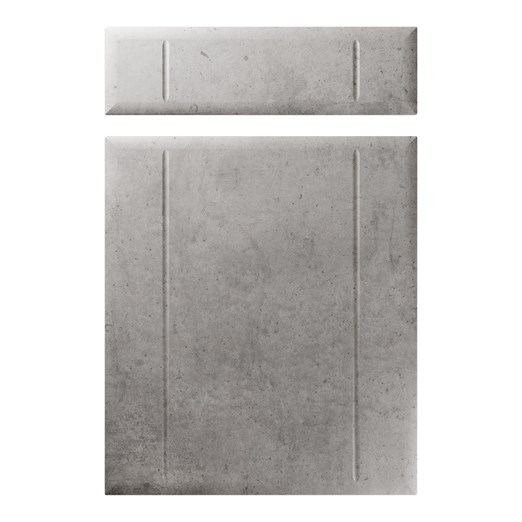 Twinline Kitchen Replacement Door in Super Matt Chicago Concrete Light