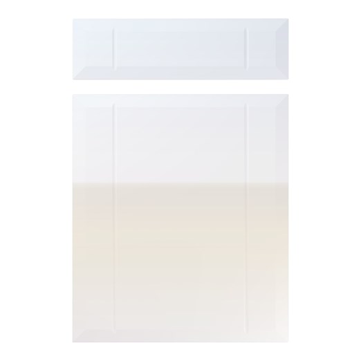 Twinline Kitchen Replacement Door in High Gloss White