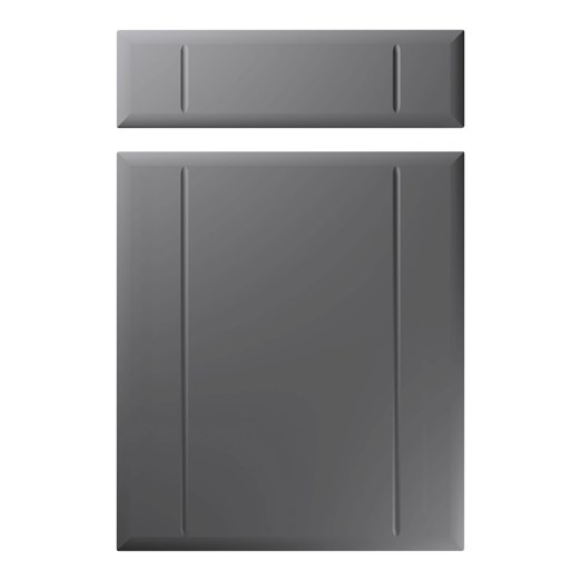 Twinline Kitchen Replacement Door in Super Matt Onyx Grey