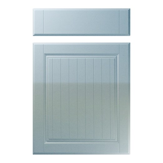 Willingdale Kitchen Replacement Door in High Gloss Blue Sparkle