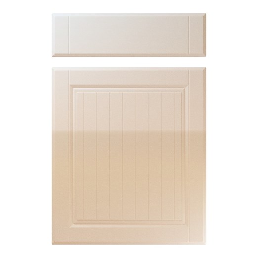 Willingdale Kitchen Replacement Door in High Gloss Sand Beige