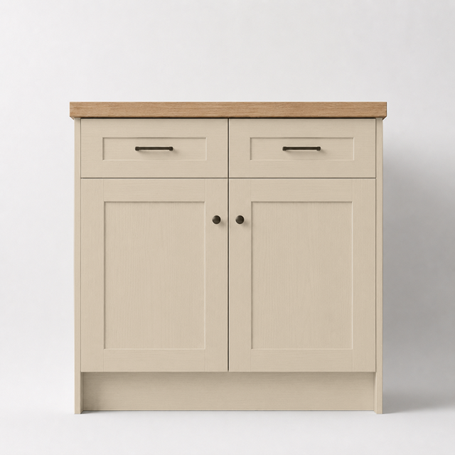 Painted Oak Dakar Skinny Shaker Replacement Kitchen Door
