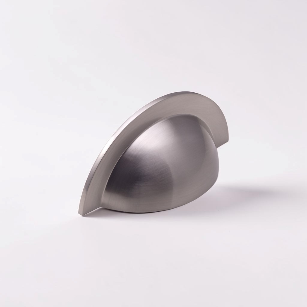 Monmouth Cup Brushed Nickel Traditional Handle | Traditional Handles