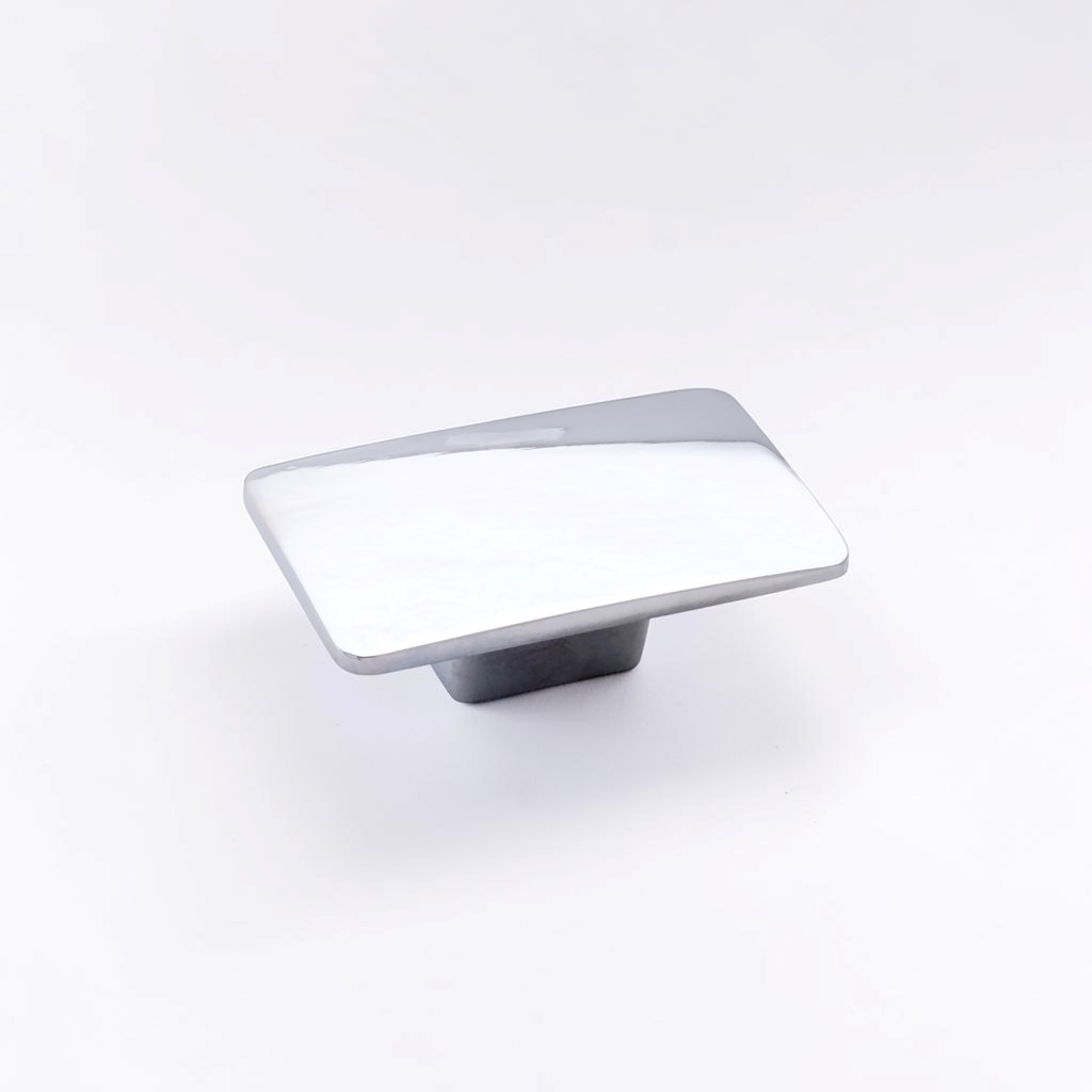 Camden Rectangular Chrome Traditional Knob | Traditional Knobs Camden Rectangular Chrome Traditional Knob | Traditional Knobs