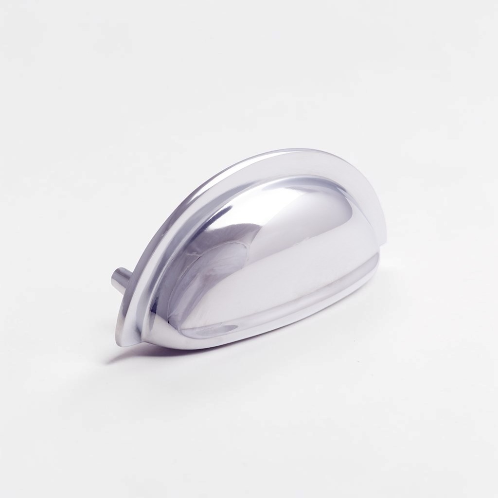 Henrietta Cup Chrome Traditional Handle | Traditional Handles
