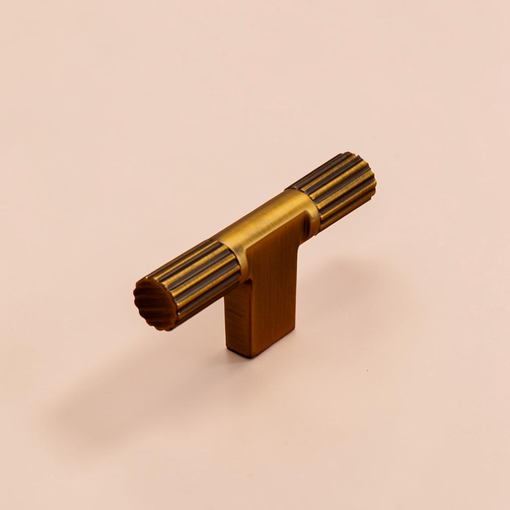 Florence T Bar Antique Bronze Traditional Handle | Traditional Handles
