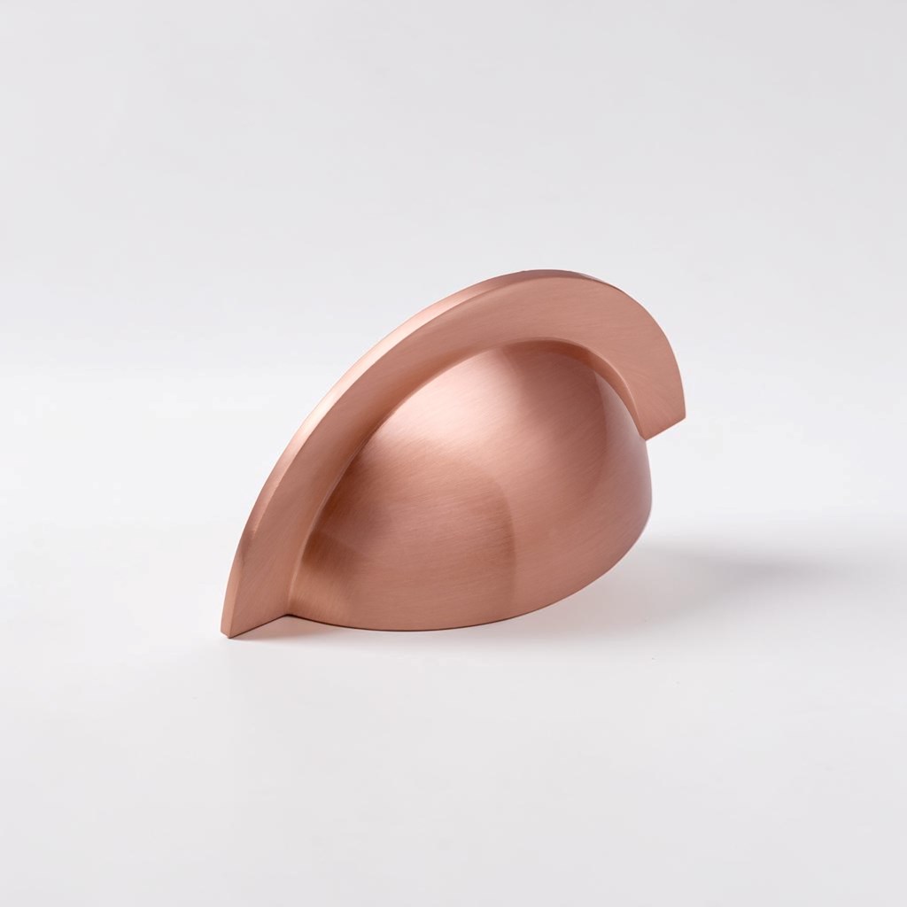 Monmouth Cup Brushed Copper Traditional Handle | Traditional Handles