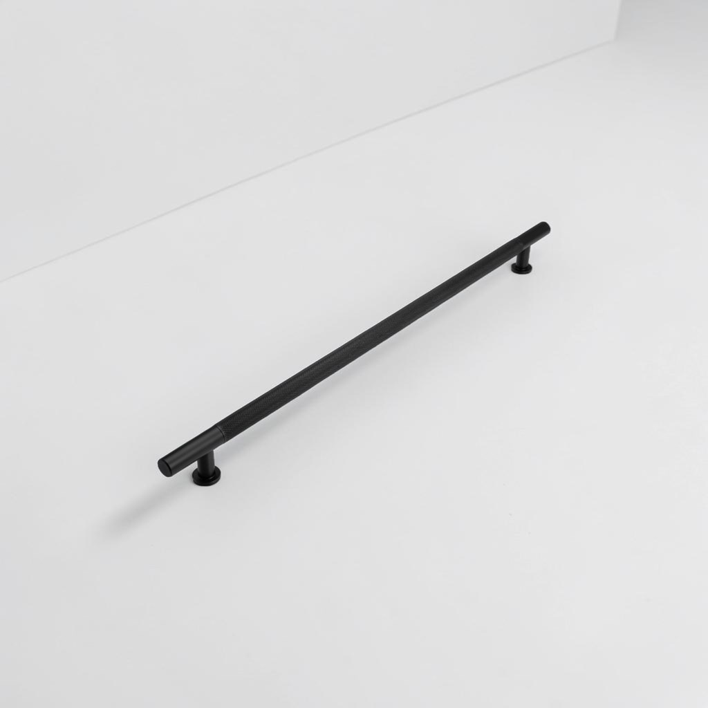 Knurled Aluminium Black Traditional Handle | Traditional Handles Knurled Aluminium Black Traditional Handle | Traditional Handles