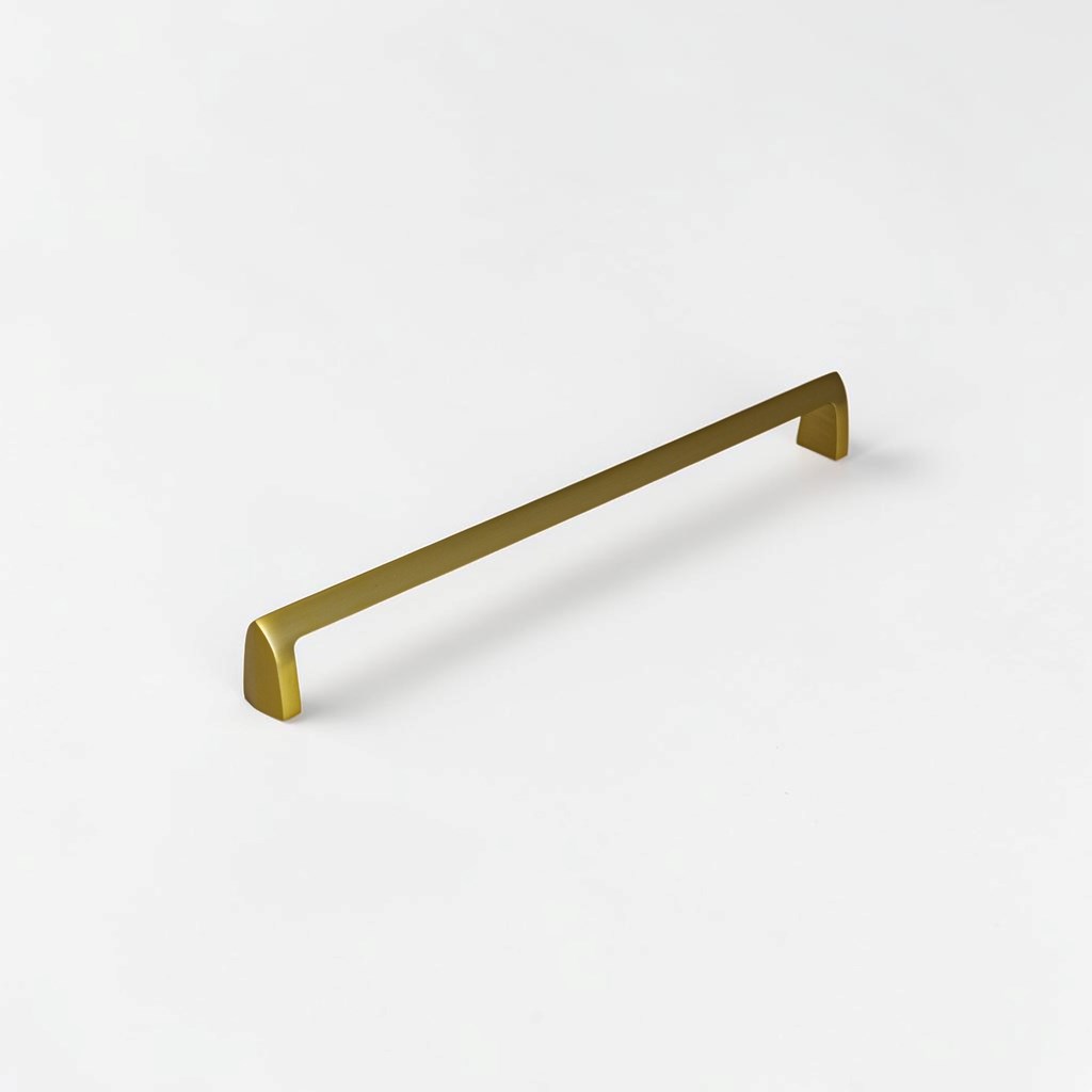 Weybridge Brushed Satin Brass Contemporary Handle | Contemporary Handles