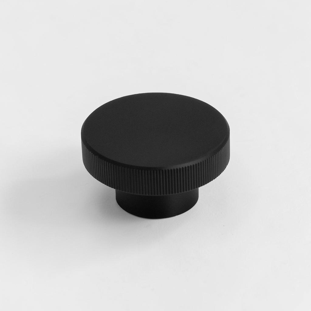 Malaga Satin Black Traditional Knob | Traditional Knobs
