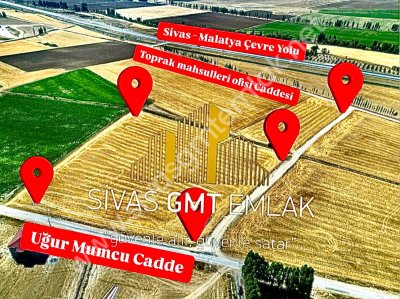 SİVAS GMT EMLAK ULAŞ HÜRRİYET MAH SATILIK TEKTAPU 29.125M2 TARLA