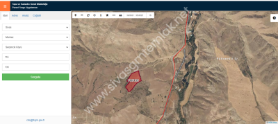 SİVAS GMT EMLAK'TAN SERPİNCİK'TE SATILIK TEK TAPU 13.687M2 TARLA
