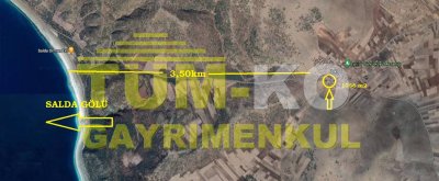 Salda Gölüne 3,5km Mesafede Satılık Köy Evi