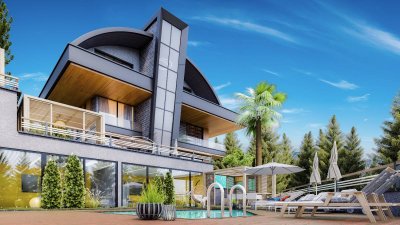 Turkishmann Villa. Kargicak, Alanya'da villa. 6+1/450m2 