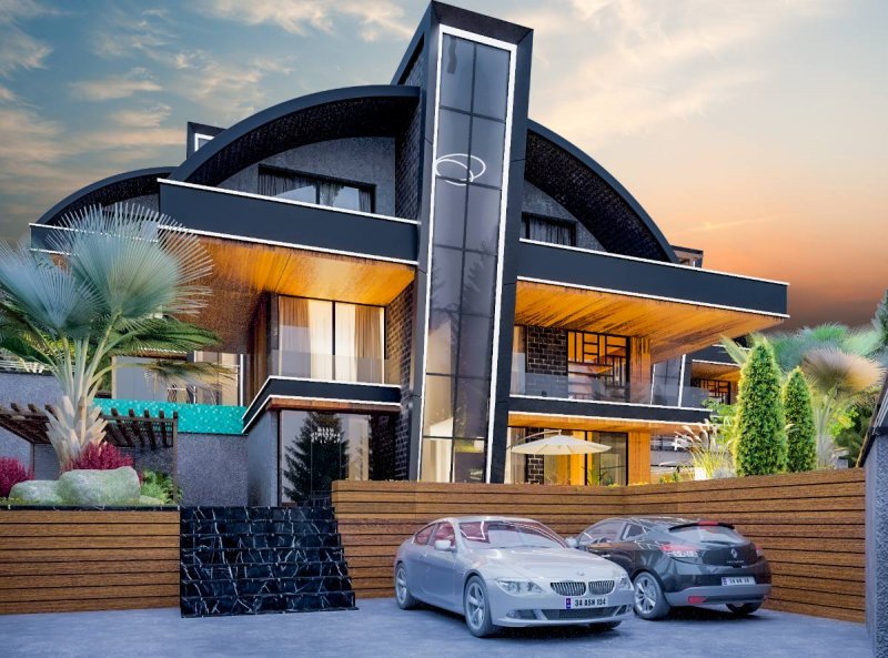 Turkishmann Villa. Kargicak, Alanya'da villa. 6+1/450m2 