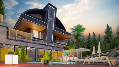 Turkishmann Villa. Kargicak, Alanya'da villa. 6+1/450m2 