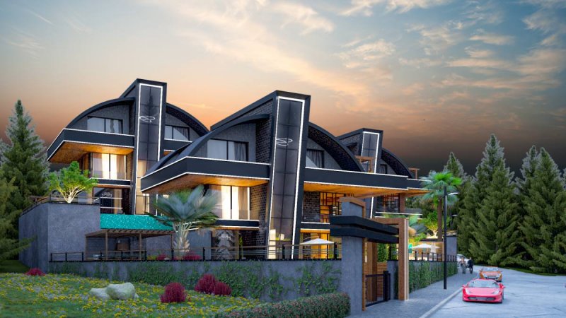 Turkishmann Villa. Kargicak, Alanya'da villa. 6+1/450m2 