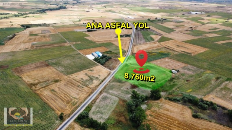 LÜLEBÜRGAZ DE SATILIK TARLA M2 BİRİM FİYATTI 451 TL 