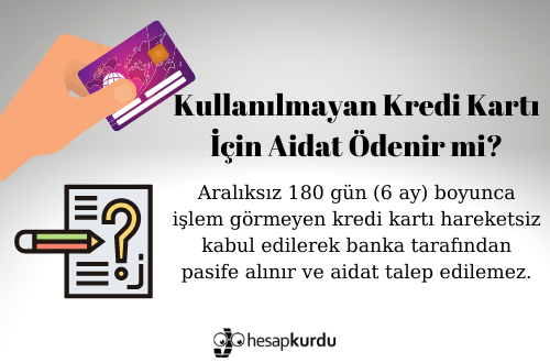 Kullanılmayan Kredi Kartı Ne Yapılmalı İnfografik