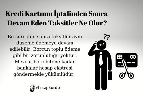Taksitleri Devam Eden Kredi Kartı İptal Edilebilir mi?
