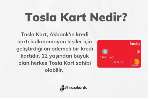 Tosla Kart Nedir İnfogafik