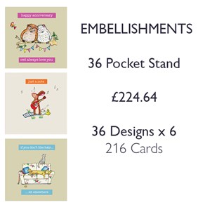 Embellishments 36 Pocket Stand