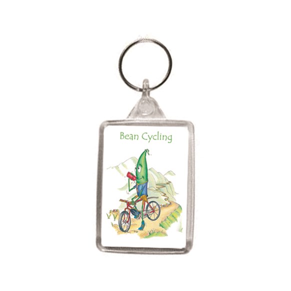 Bean Cycling Key Ring