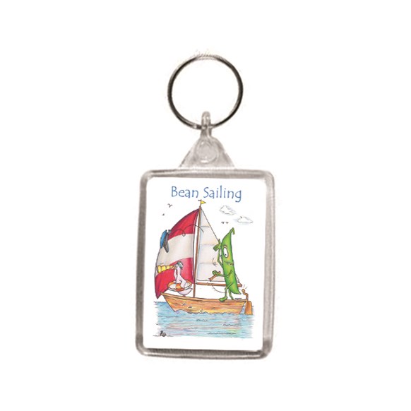 Bean Sailing Key Ring