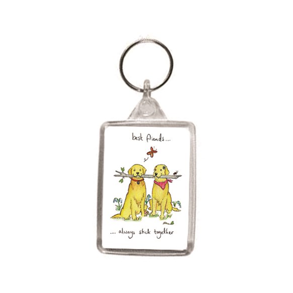 Best Friends Key Ring