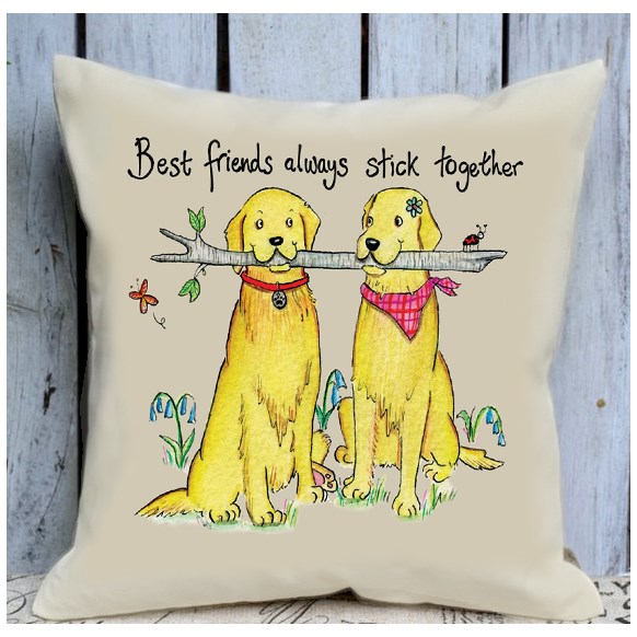 Best Friends Cushion Large