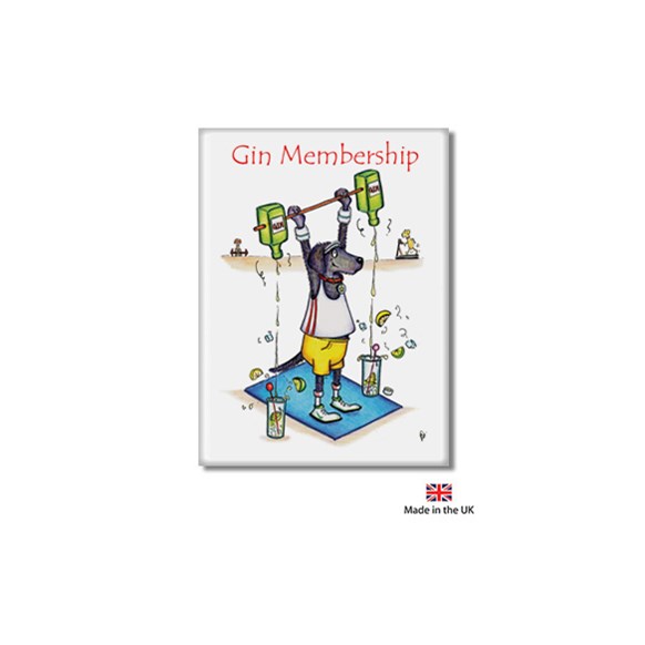 Gin Membership Fridge Magnet