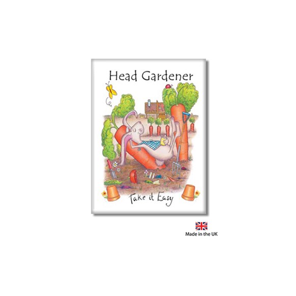 Head Gardener Fridge Magnet