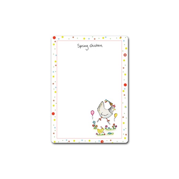 Spring Chicken Dry-Wipe Board