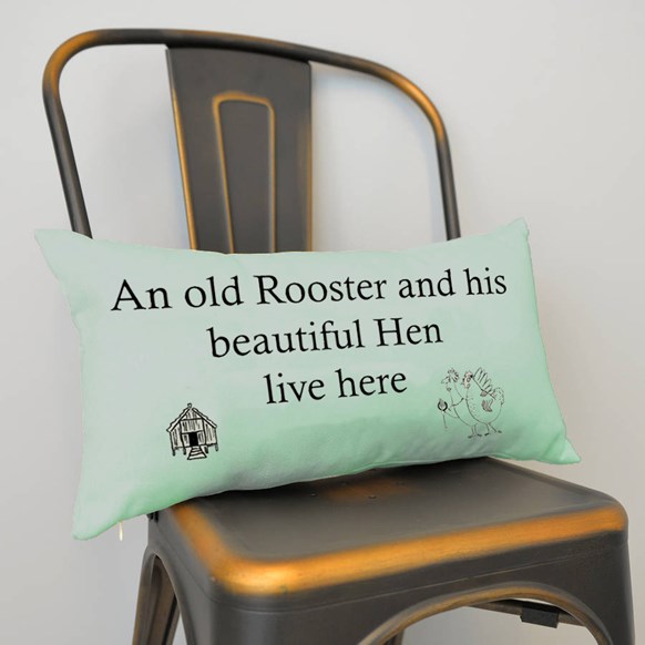 Old Rooster Cushion Small