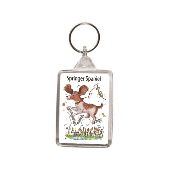 Spaniel Key Ring