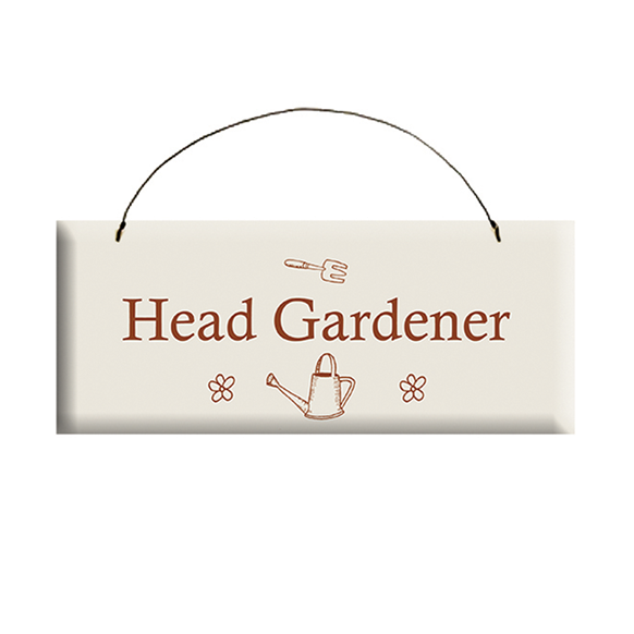 Head Gardener Sign