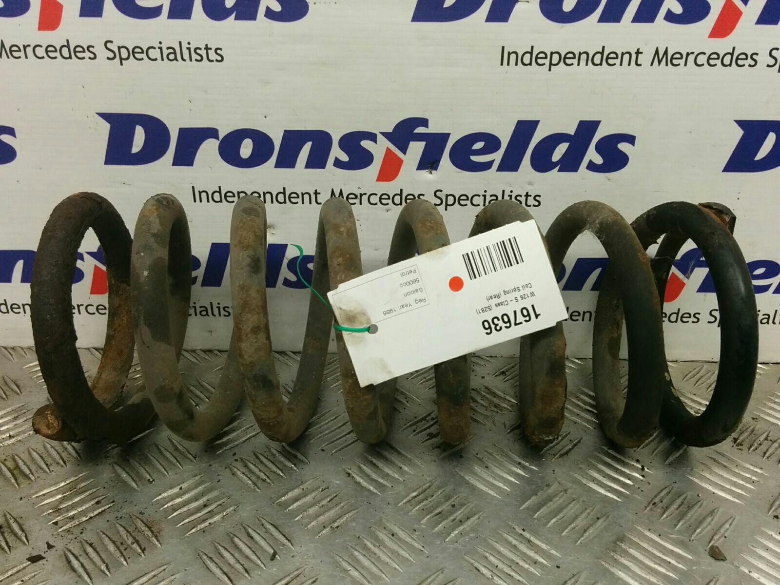 View Auto part Rear Coil Spring Mercedes S Class 1986